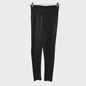 Nasty Gal Faux Leather Leggings Black Hot Pants Shiny High Waist Womens‎ Size 8